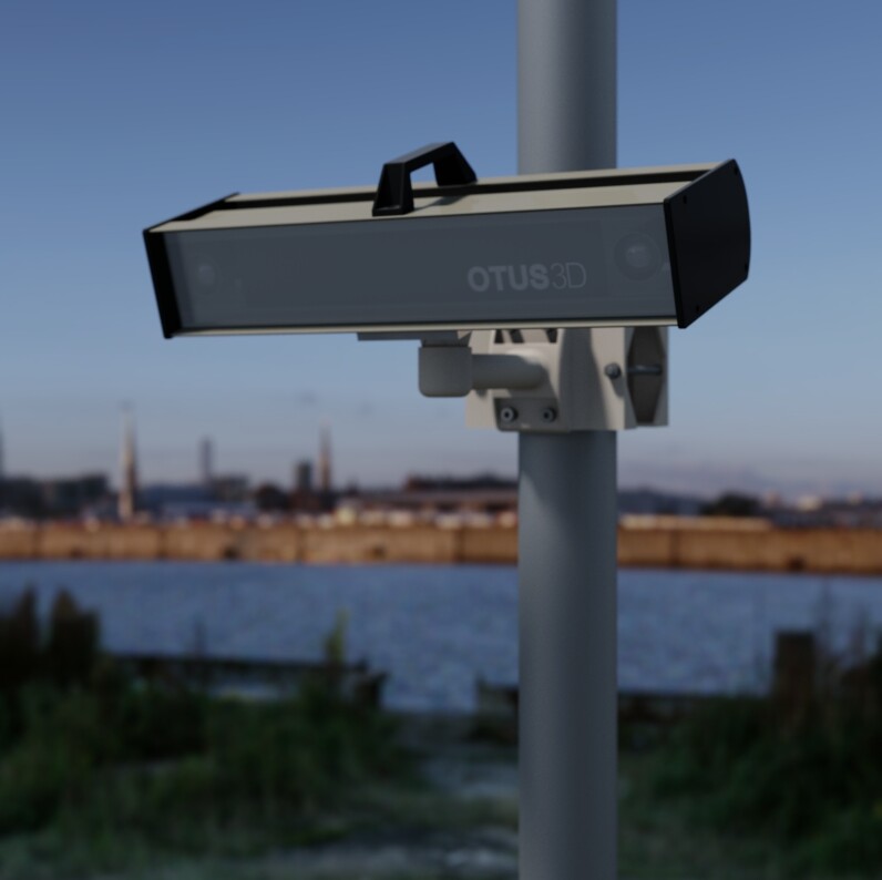 OTUS3D on a pole